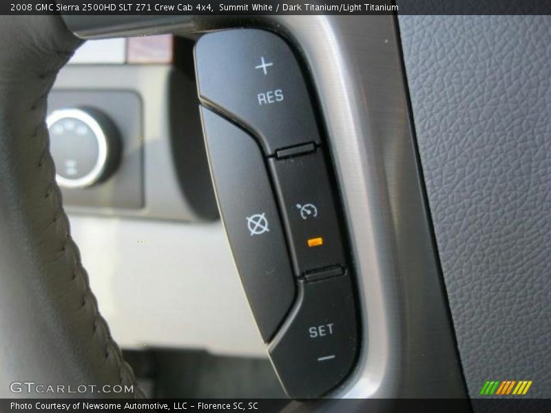 Summit White / Dark Titanium/Light Titanium 2008 GMC Sierra 2500HD SLT Z71 Crew Cab 4x4