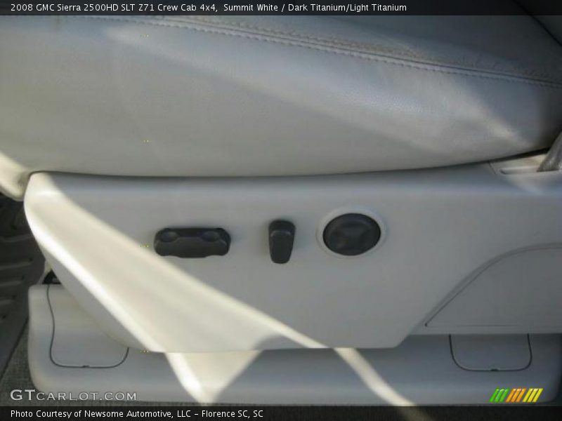 Summit White / Dark Titanium/Light Titanium 2008 GMC Sierra 2500HD SLT Z71 Crew Cab 4x4