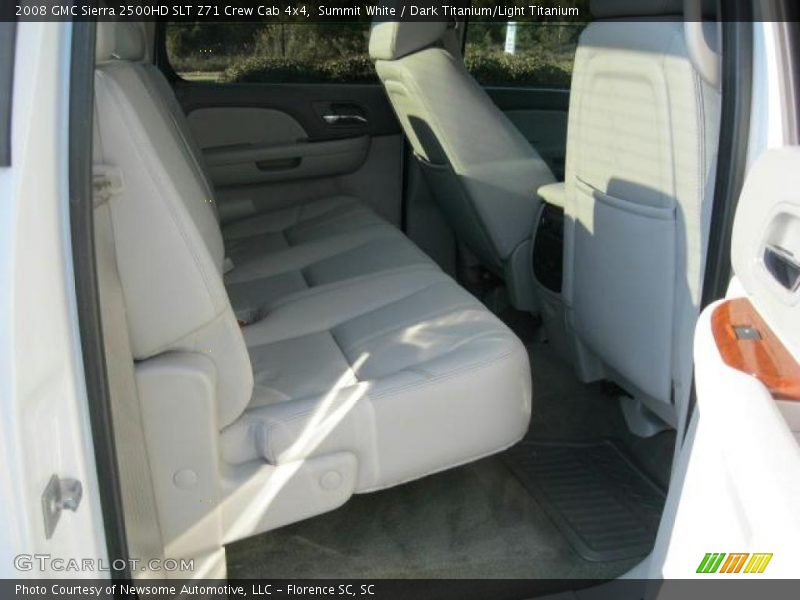 Summit White / Dark Titanium/Light Titanium 2008 GMC Sierra 2500HD SLT Z71 Crew Cab 4x4