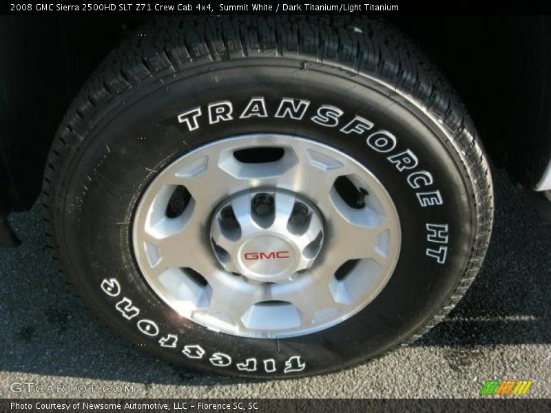 Summit White / Dark Titanium/Light Titanium 2008 GMC Sierra 2500HD SLT Z71 Crew Cab 4x4