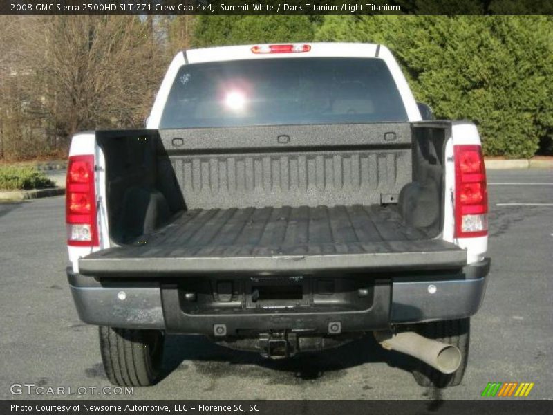 Summit White / Dark Titanium/Light Titanium 2008 GMC Sierra 2500HD SLT Z71 Crew Cab 4x4