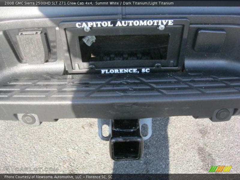 Summit White / Dark Titanium/Light Titanium 2008 GMC Sierra 2500HD SLT Z71 Crew Cab 4x4