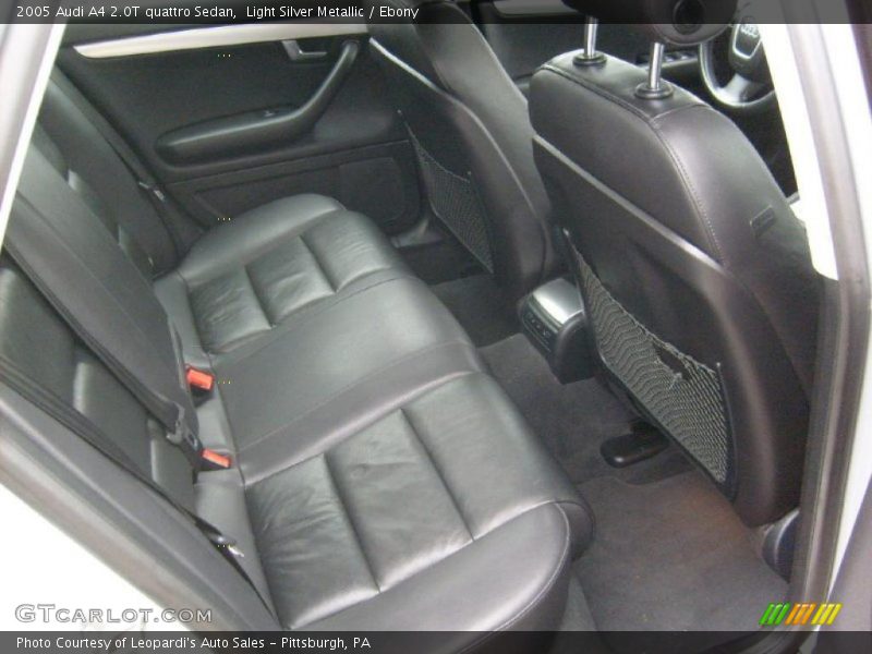 Light Silver Metallic / Ebony 2005 Audi A4 2.0T quattro Sedan