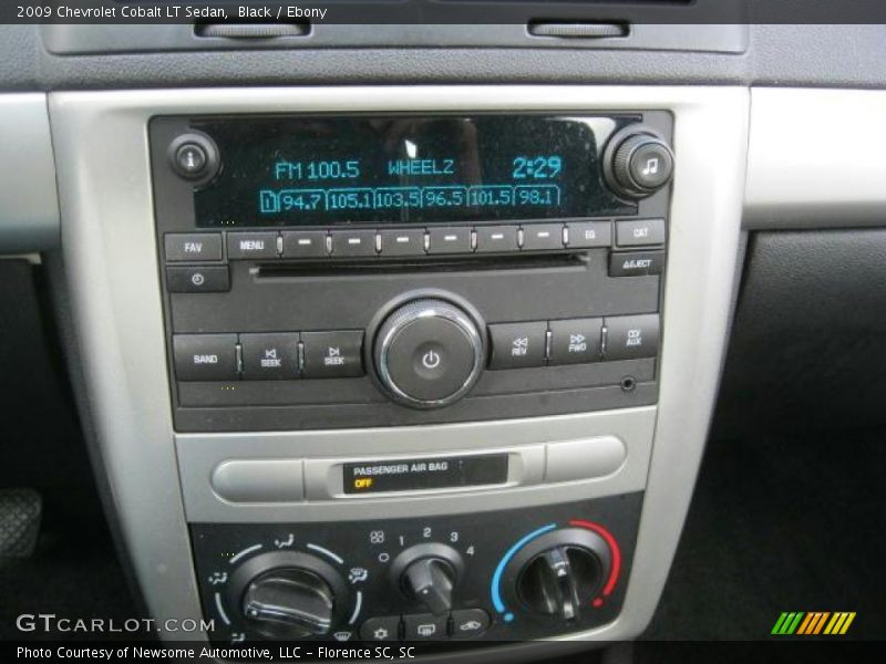 Black / Ebony 2009 Chevrolet Cobalt LT Sedan