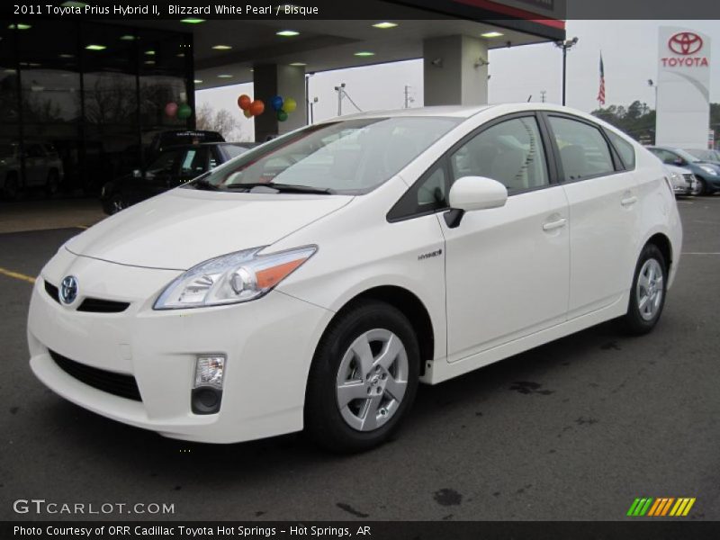 Blizzard White Pearl / Bisque 2011 Toyota Prius Hybrid II