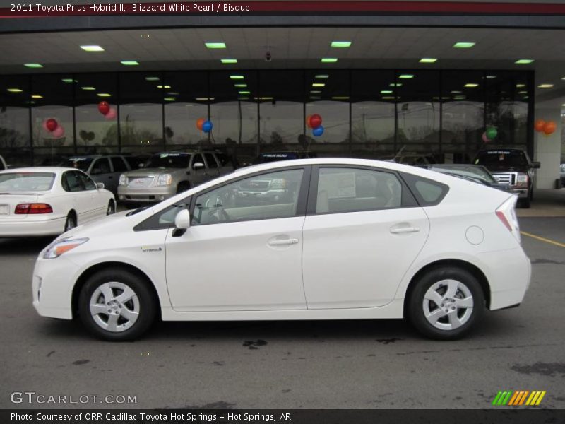 Blizzard White Pearl / Bisque 2011 Toyota Prius Hybrid II
