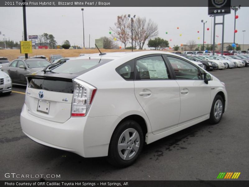 Blizzard White Pearl / Bisque 2011 Toyota Prius Hybrid II