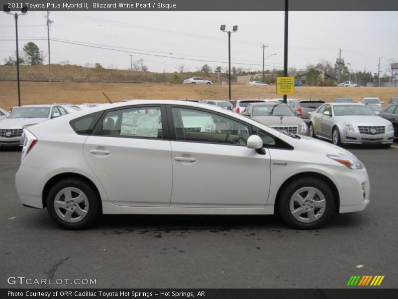 Blizzard White Pearl / Bisque 2011 Toyota Prius Hybrid II