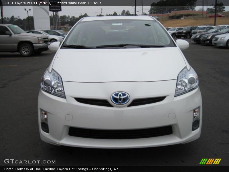 Blizzard White Pearl / Bisque 2011 Toyota Prius Hybrid II