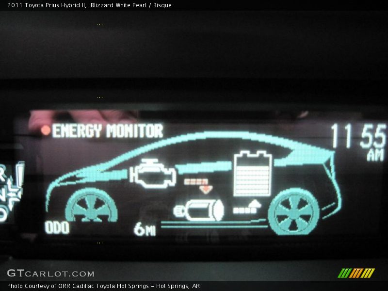 Blizzard White Pearl / Bisque 2011 Toyota Prius Hybrid II