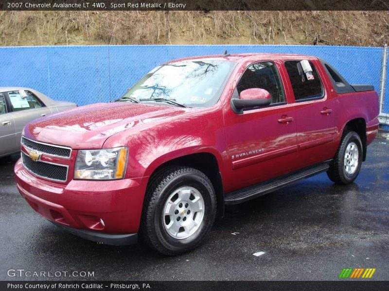 Sport Red Metallic / Ebony 2007 Chevrolet Avalanche LT 4WD