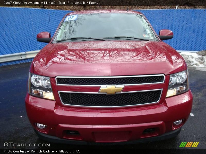 Sport Red Metallic / Ebony 2007 Chevrolet Avalanche LT 4WD