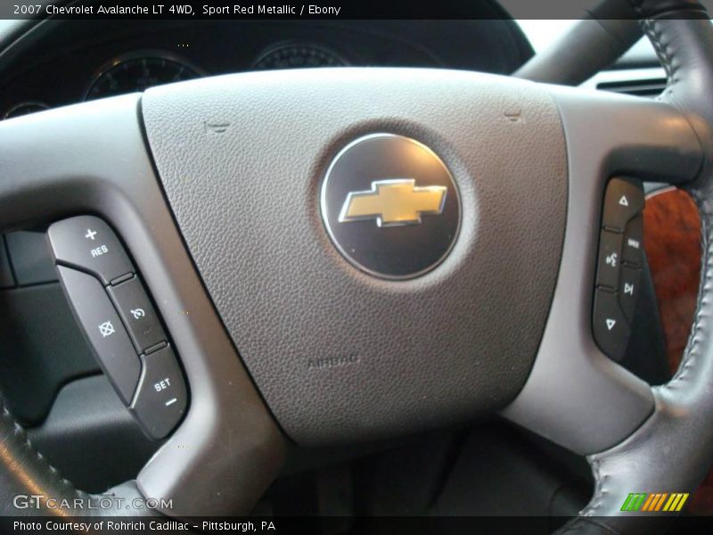 Sport Red Metallic / Ebony 2007 Chevrolet Avalanche LT 4WD