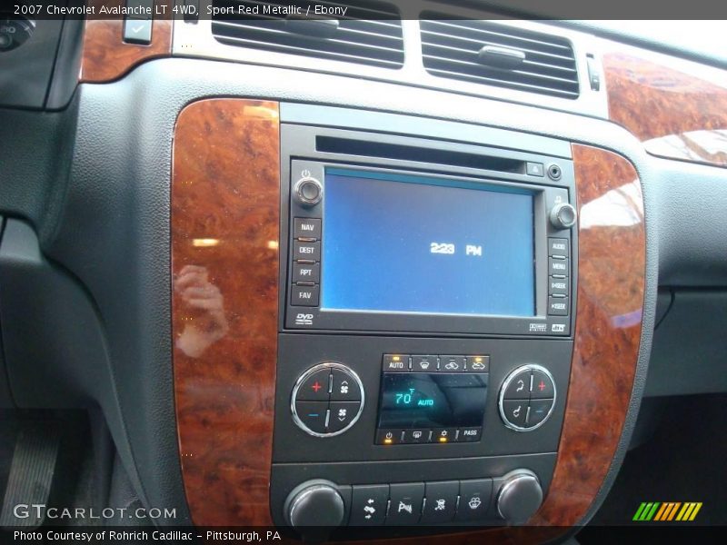 Sport Red Metallic / Ebony 2007 Chevrolet Avalanche LT 4WD