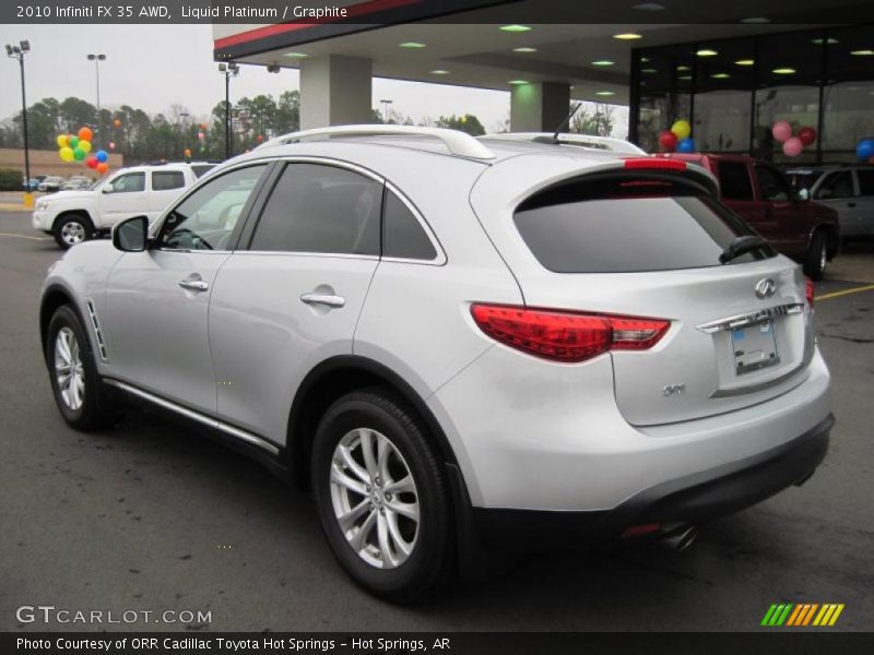 Liquid Platinum / Graphite 2010 Infiniti FX 35 AWD