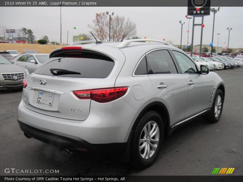 Liquid Platinum / Graphite 2010 Infiniti FX 35 AWD