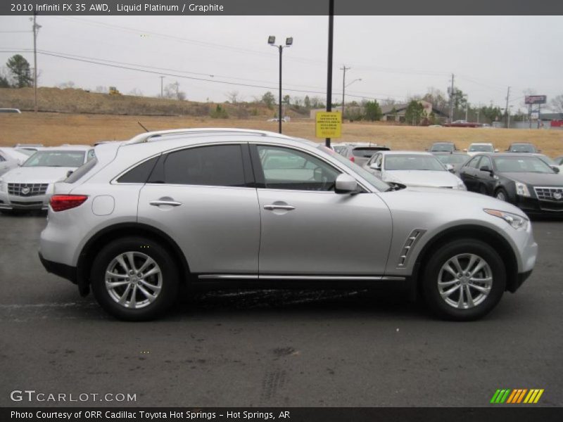 Liquid Platinum / Graphite 2010 Infiniti FX 35 AWD