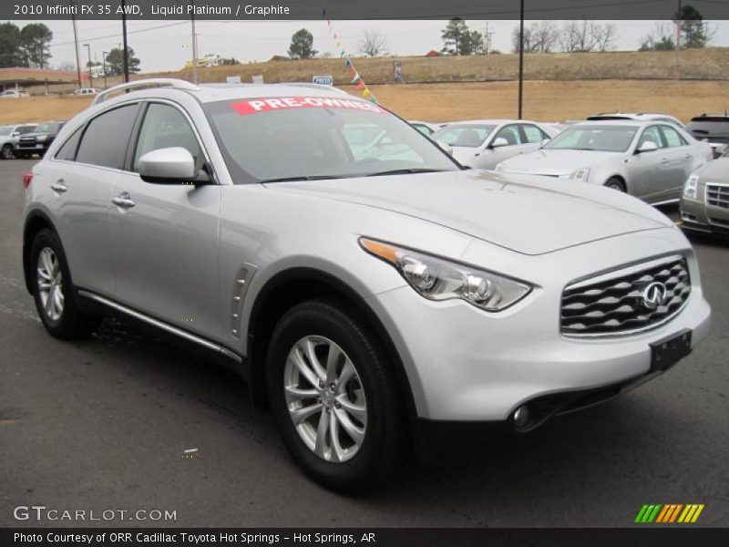 Front 3/4 View of 2010 FX 35 AWD