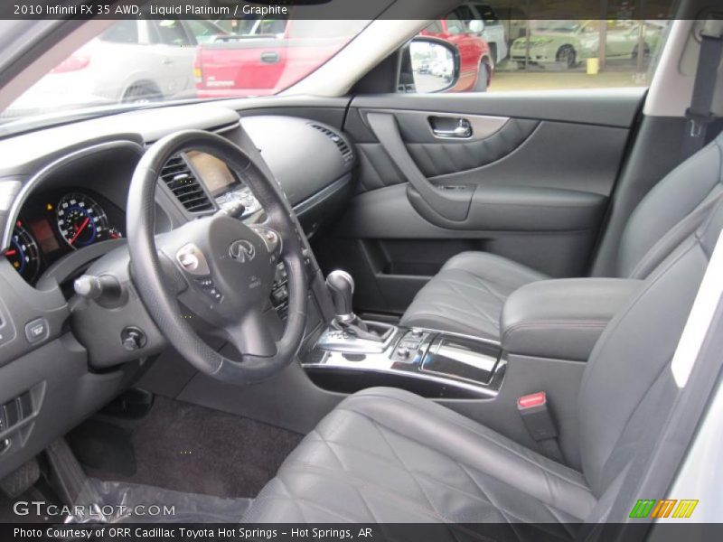 2010 FX 35 AWD Graphite Interior