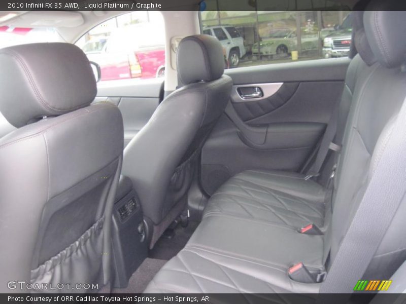  2010 FX 35 AWD Graphite Interior