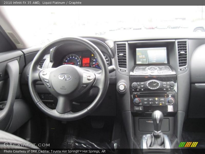 Dashboard of 2010 FX 35 AWD