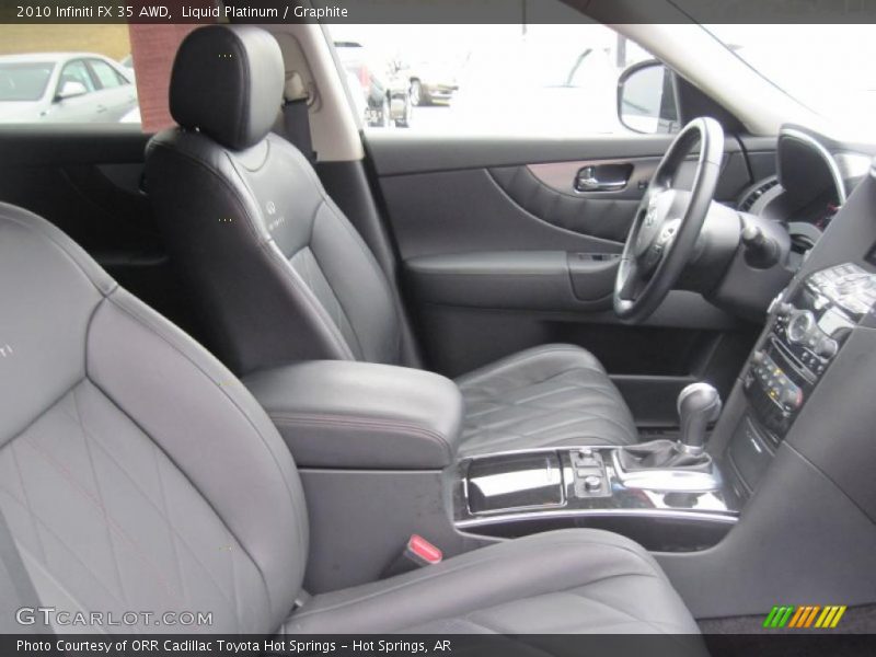  2010 FX 35 AWD Graphite Interior