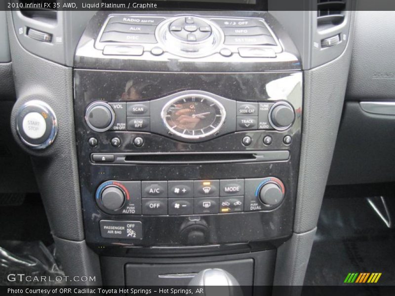 Liquid Platinum / Graphite 2010 Infiniti FX 35 AWD