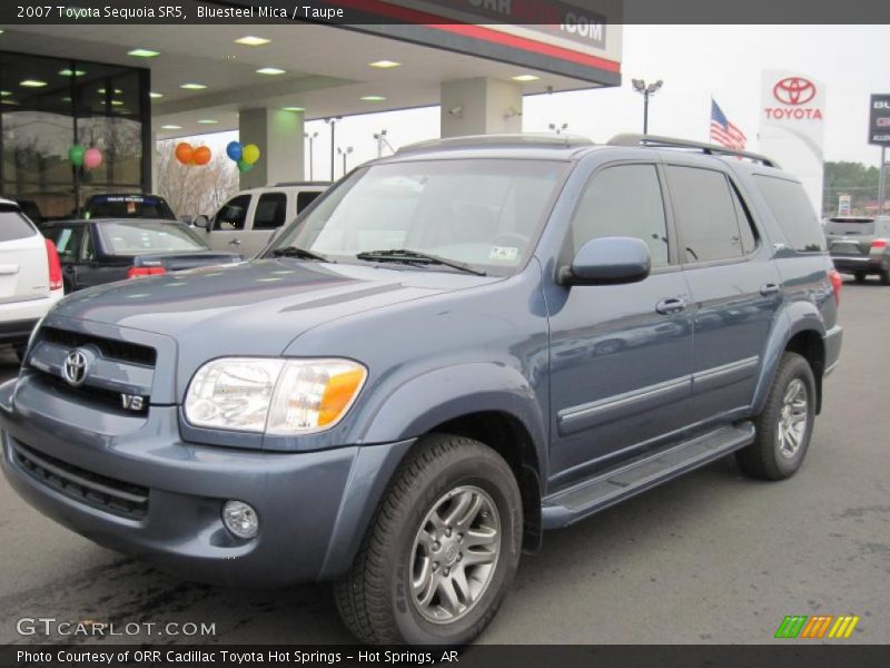 Bluesteel Mica / Taupe 2007 Toyota Sequoia SR5
