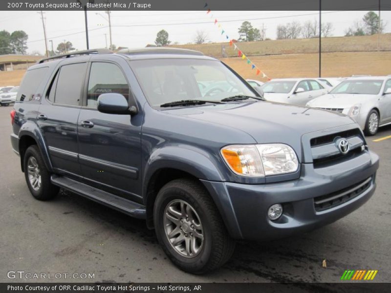 Bluesteel Mica / Taupe 2007 Toyota Sequoia SR5
