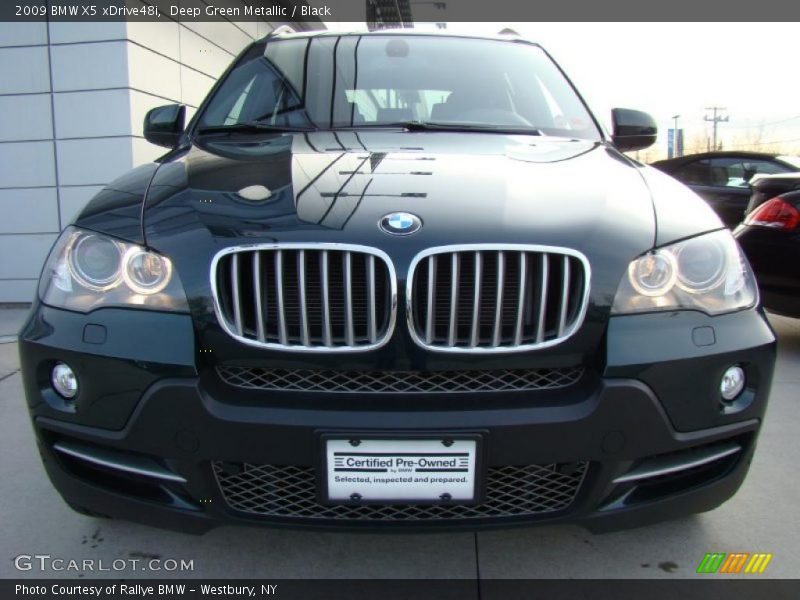 Deep Green Metallic / Black 2009 BMW X5 xDrive48i