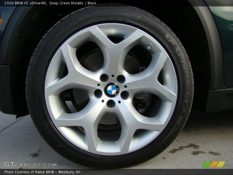 Deep Green Metallic / Black 2009 BMW X5 xDrive48i