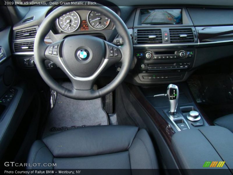 Deep Green Metallic / Black 2009 BMW X5 xDrive48i