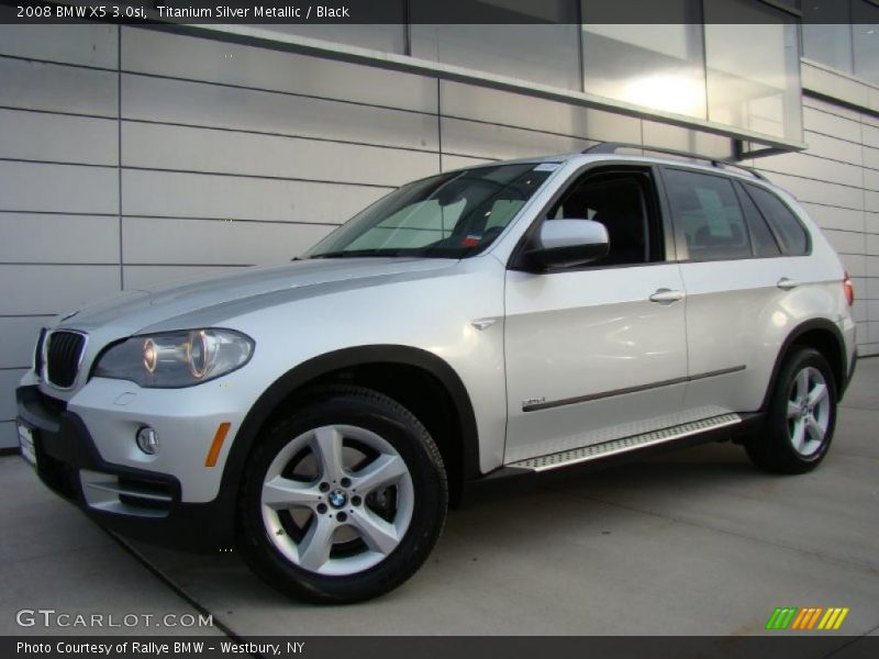Titanium Silver Metallic / Black 2008 BMW X5 3.0si