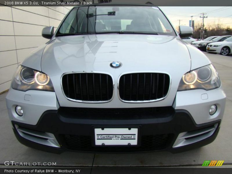 Titanium Silver Metallic / Black 2008 BMW X5 3.0si