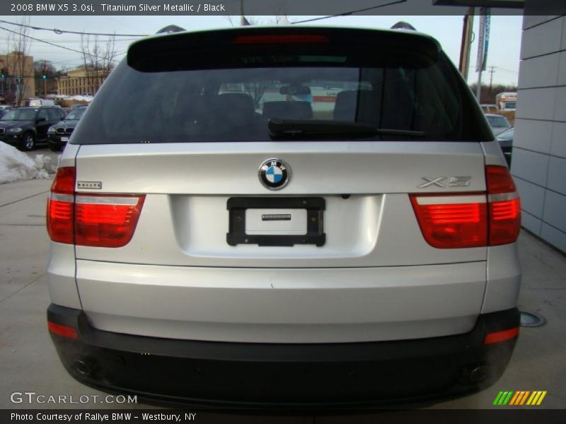 Titanium Silver Metallic / Black 2008 BMW X5 3.0si
