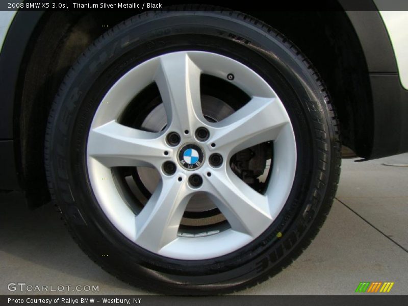 Titanium Silver Metallic / Black 2008 BMW X5 3.0si