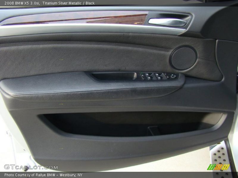 Titanium Silver Metallic / Black 2008 BMW X5 3.0si