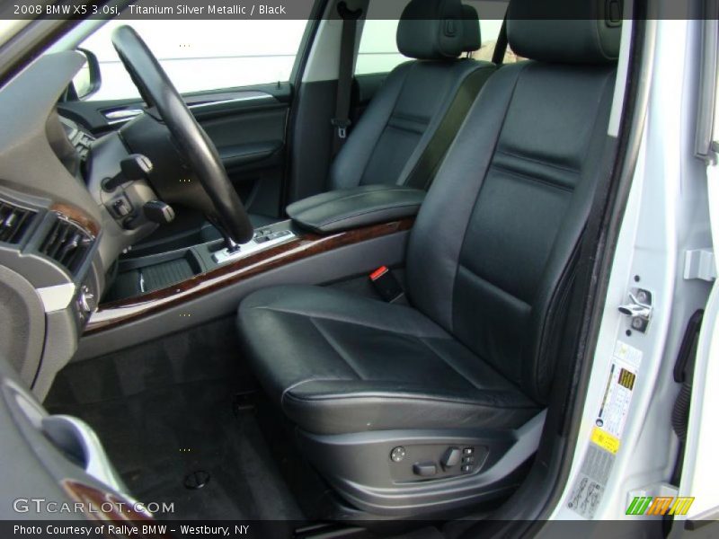 Titanium Silver Metallic / Black 2008 BMW X5 3.0si