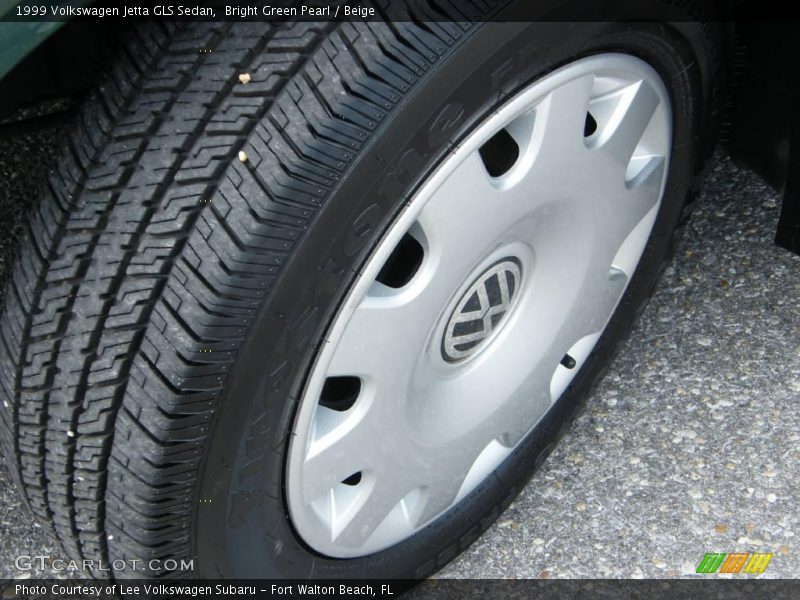Bright Green Pearl / Beige 1999 Volkswagen Jetta GLS Sedan