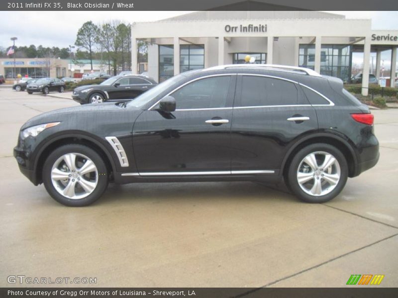 Black Obsidian / Wheat 2011 Infiniti FX 35