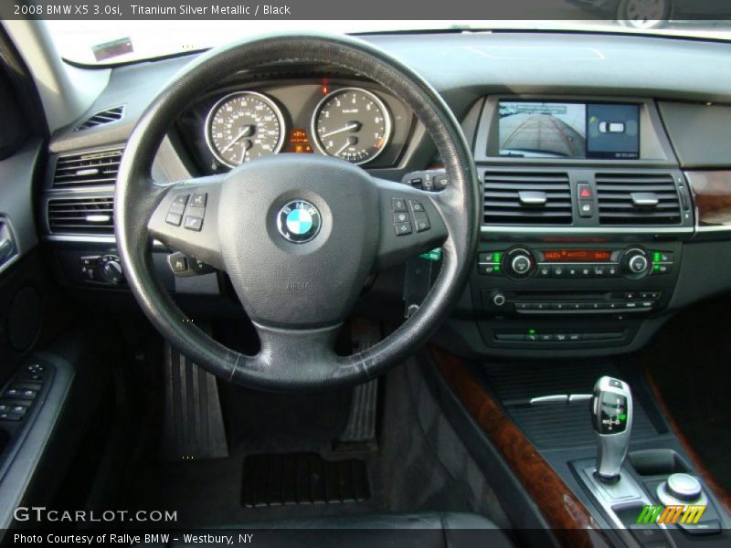 Titanium Silver Metallic / Black 2008 BMW X5 3.0si