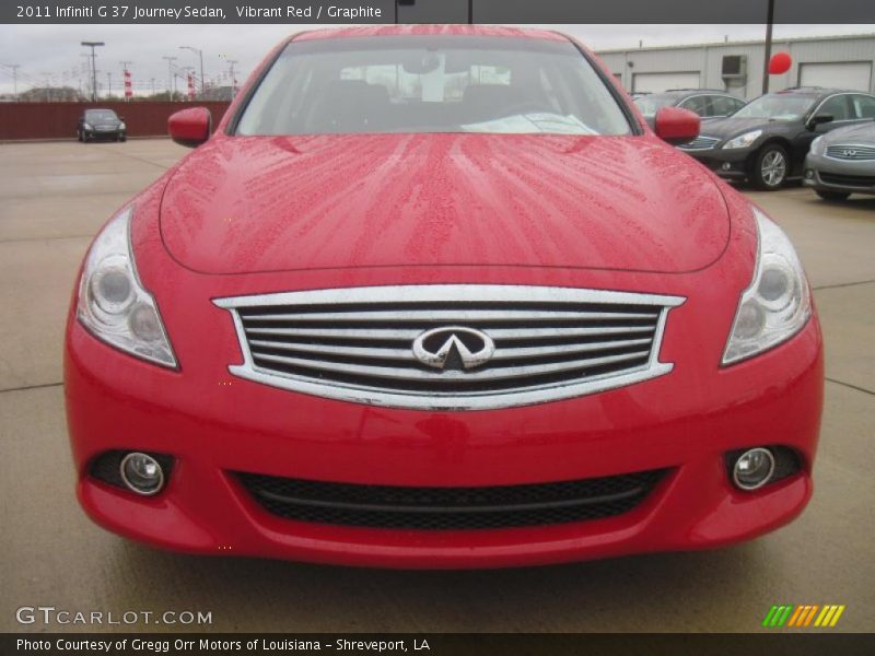 Vibrant Red / Graphite 2011 Infiniti G 37 Journey Sedan
