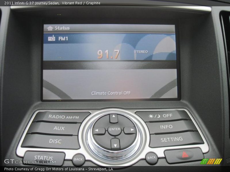 Vibrant Red / Graphite 2011 Infiniti G 37 Journey Sedan
