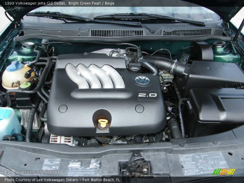Bright Green Pearl / Beige 1999 Volkswagen Jetta GLS Sedan