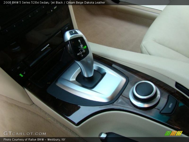 Jet Black / Cream Beige Dakota Leather 2008 BMW 5 Series 528xi Sedan