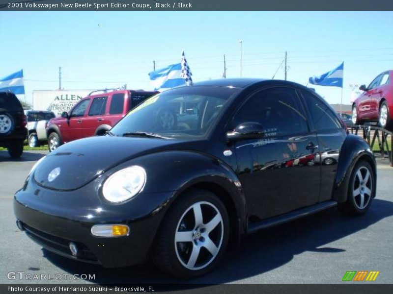 Black / Black 2001 Volkswagen New Beetle Sport Edition Coupe