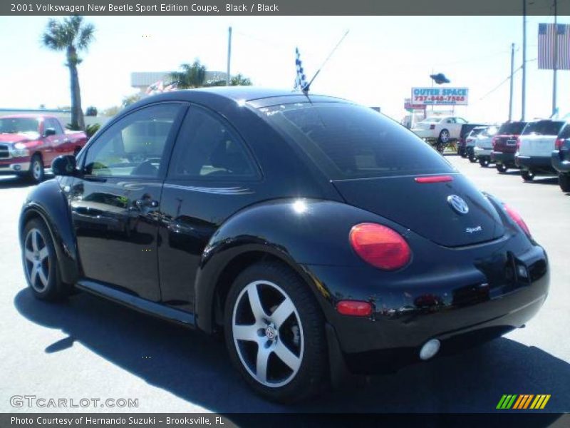 Black / Black 2001 Volkswagen New Beetle Sport Edition Coupe