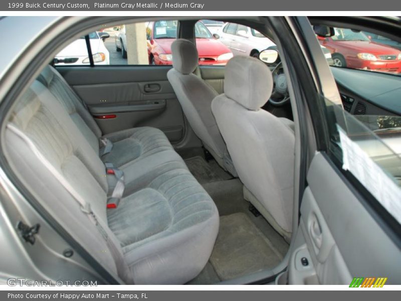 Platinum Gray Metallic / Medium Gray 1999 Buick Century Custom