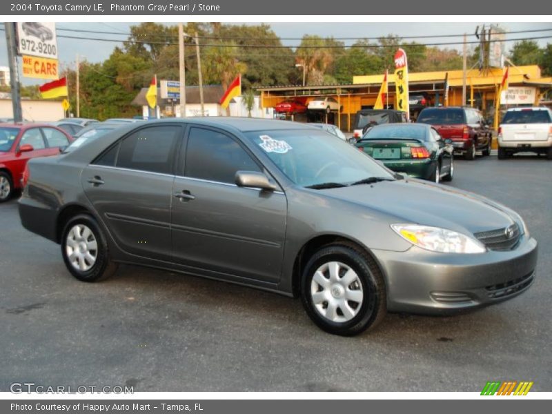 Phantom Gray Pearl / Stone 2004 Toyota Camry LE