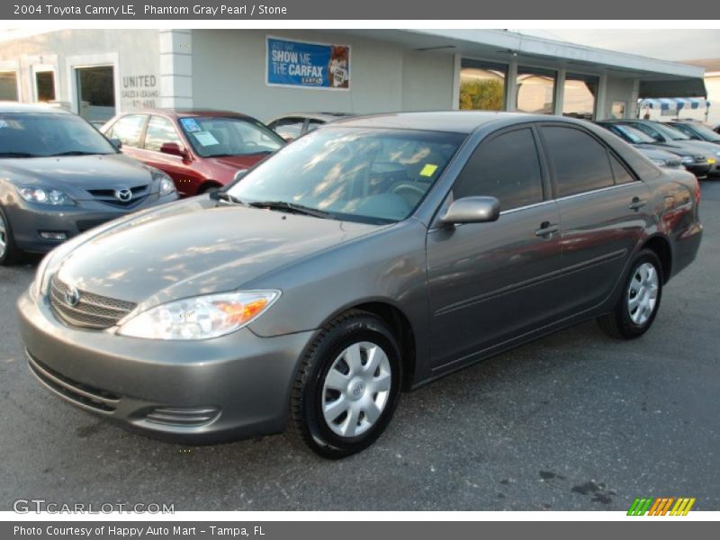 Phantom Gray Pearl / Stone 2004 Toyota Camry LE